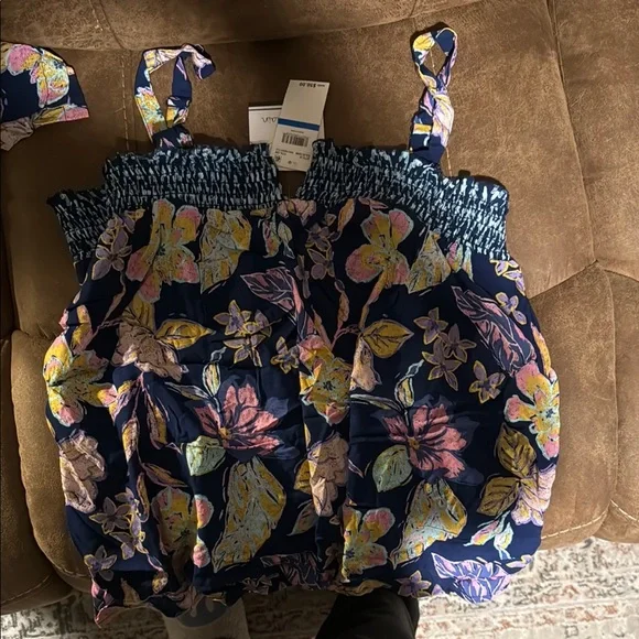 Floral Print Pajama Pants - Picture 2 of 4